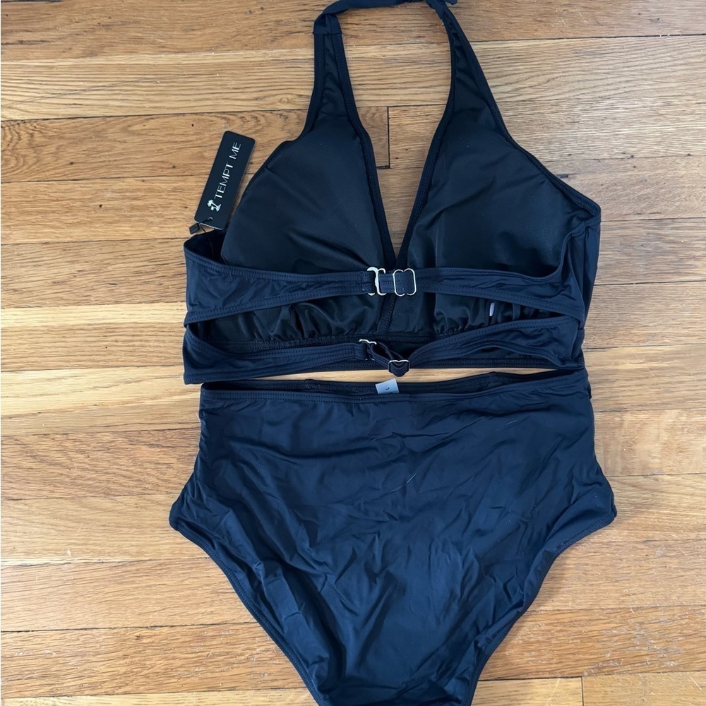 Black Halter Bikini Set - Picture 7 of 7